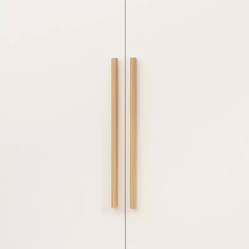 Armadio Hitow Pure White Minimalista a 3 Ante Arricchisce lo Spazio per Riporre e Appendere
