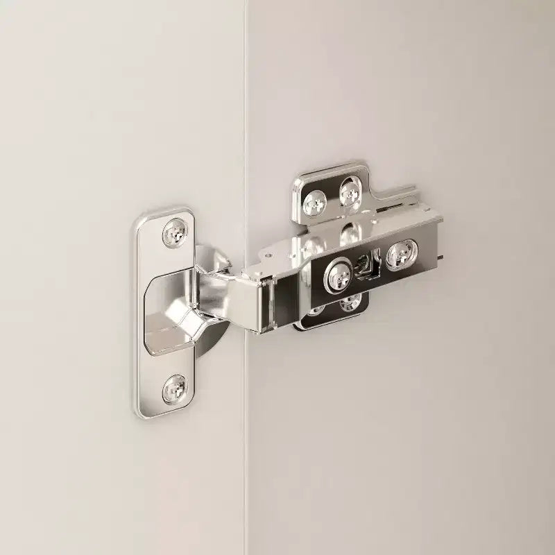 Armadio Hitow Pure White Minimalista a 3 Ante Arricchisce lo Spazio per Riporre e Appendere