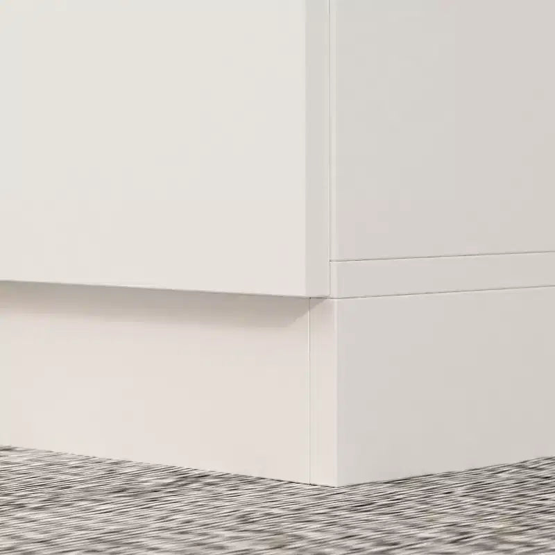 Armadio Hitow Pure White Minimalista a 3 Ante Arricchisce lo Spazio per Riporre e Appendere