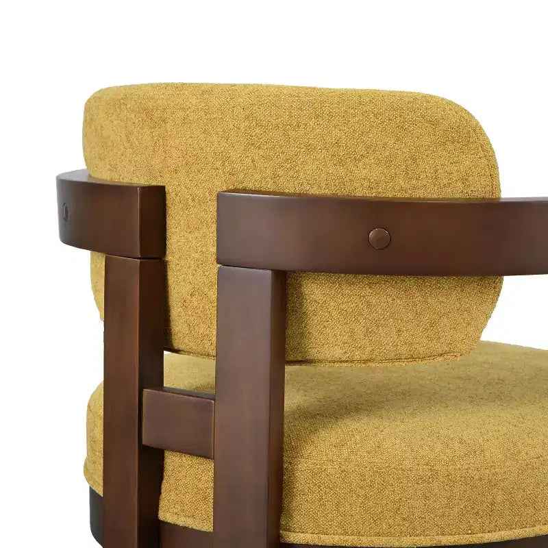 Set da pranzo rotondo 3 pezzi, legno di betulla e struttura in alluminio, sedie imbottite con braccioli, 2 posti a sedere