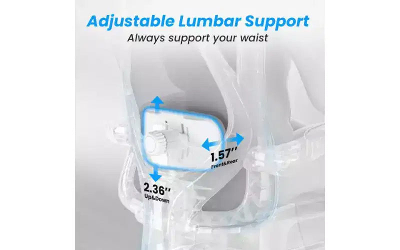 Sedia da ufficio ergonomica in rete ad alto schienale con poggiapiedi, poggiatesta e supporto lombare regolabile