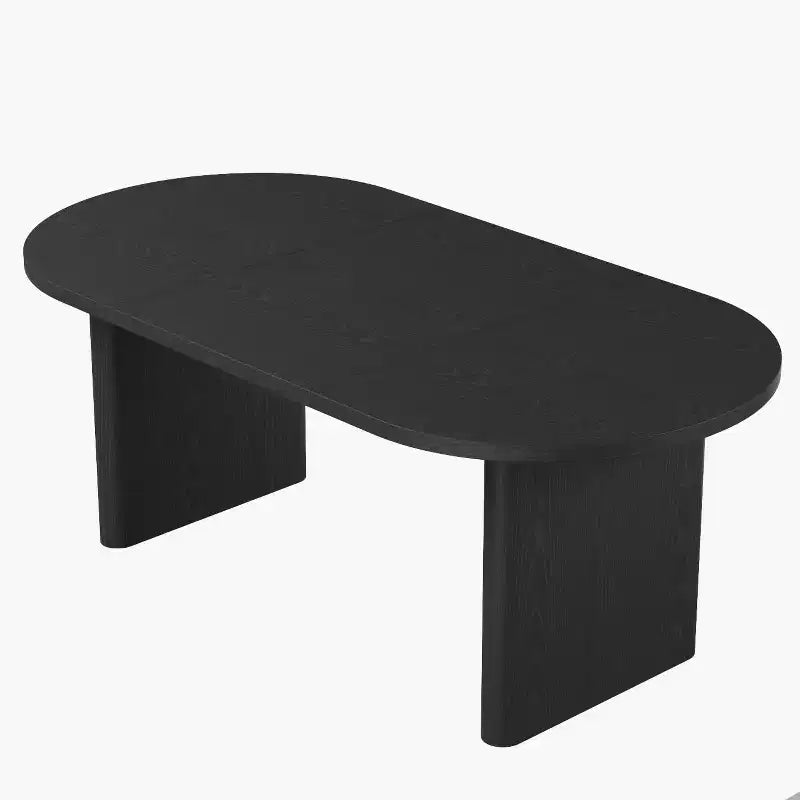 Tavolo da pranzo, scrivania per computer, scrivania moderna da ufficio, postazione di lavoro in legno, piano ispessito e base robusta, adatta per cucine, uffici e case