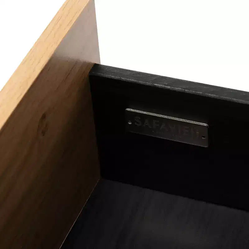 Mobile Porta TV con 1 Cassetto, Nero e Rovere, Consolle TV Moderna con Spazio di Archiviazione per Soggiorno