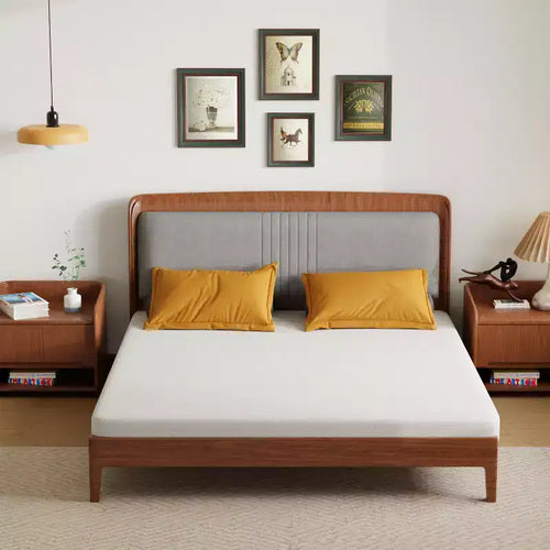 Materasso in Memory Foam al Gel da 5 Pollici, Certificato CertiPUR-US, Senza Fibra di Vetro, Spedito Arrotolato in Scatola con Fondo Antiscivolo